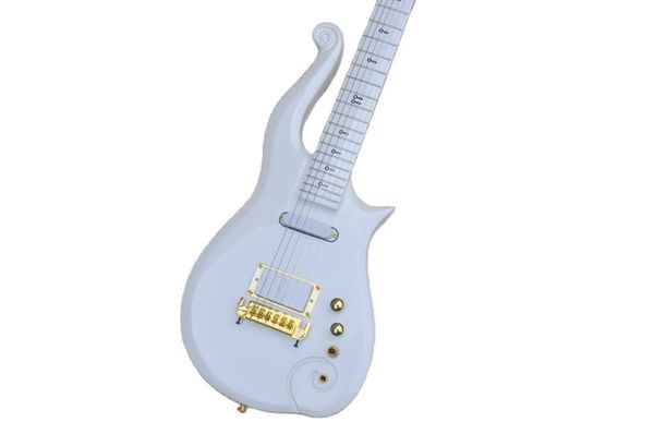 lvywhite body unusual shape electric guitar with gold hardware provide customized services
lvywhite body unusual shape electric guitar with gold hardware provide customized services