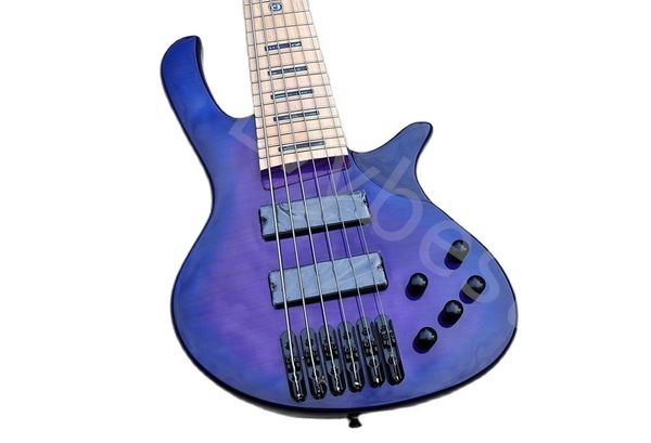 lvy6 strings electric bass guitar with black hardware, maple veneer,provide customized service 
lvy6 strings electric bass guitar with black hardware, maple veneer,provide customized service