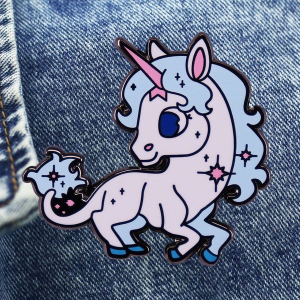 cute rainbow pony enamel brooch metal lapel badge collect denim jacket backpack pin decoration children fashion jewelry gifts, Blue
cute rainbow pony enamel brooch metal lapel badge collect denim jacket backpack pin decoration children fashion jewelry gifts, Blue
