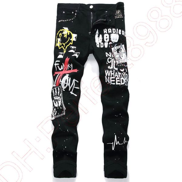 new jeans chino pants pant men's trousers stretch close-fitting slacks washed straight skinny embroidery patchwork ripped mens trend br, Blue
new jeans chino pants pant men's trousers stretch close-fitting slacks washed straight skinny embroidery patchwork ripped mens trend br, Blue