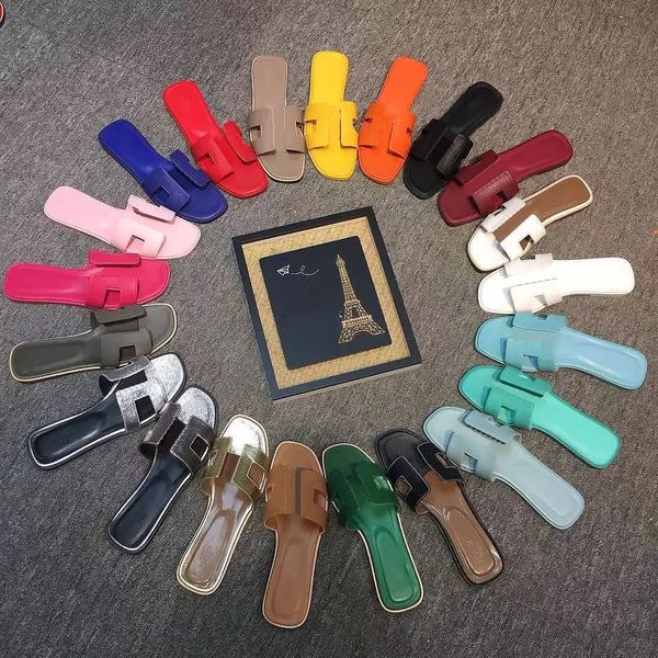 designer fashion brand beach slippers flat heels summer fashion leather black white brown slides women shoes l bath sandals size 35-42
designer fashion brand beach slippers flat heels summer fashion leather black white brown slides women shoes l bath sandals size 35-42