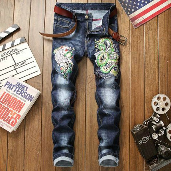 new jeans chino pants pant men's trousers stretch close-fitting slacks washed straight skinny embroidery patchwork ripped mens trend br, Blue
new jeans chino pants pant men's trousers stretch close-fitting slacks washed straight skinny embroidery patchwork ripped mens trend br, Blue