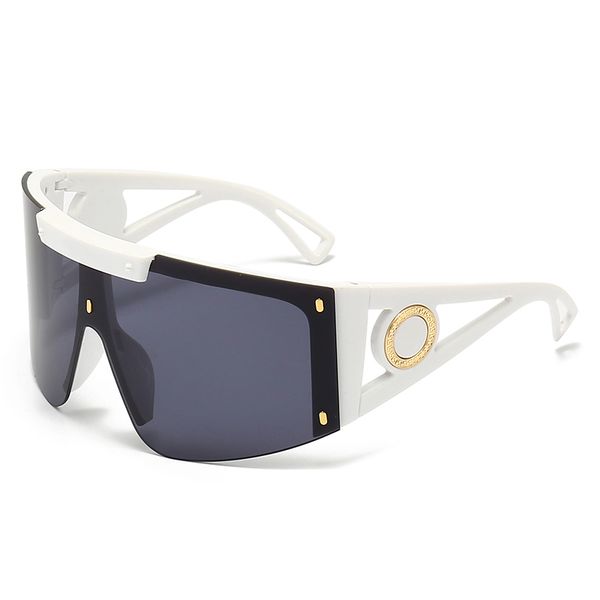 eyewear frames mens designer sunglasses 4393 shield sun glasses protection big connection lens semi-rimless fashion oversized sun glasses uv, White;black
eyewear frames mens designer sunglasses 4393 shield sun glasses protection big connection lens semi-rimless fashion oversized sun glasses uv, White;black