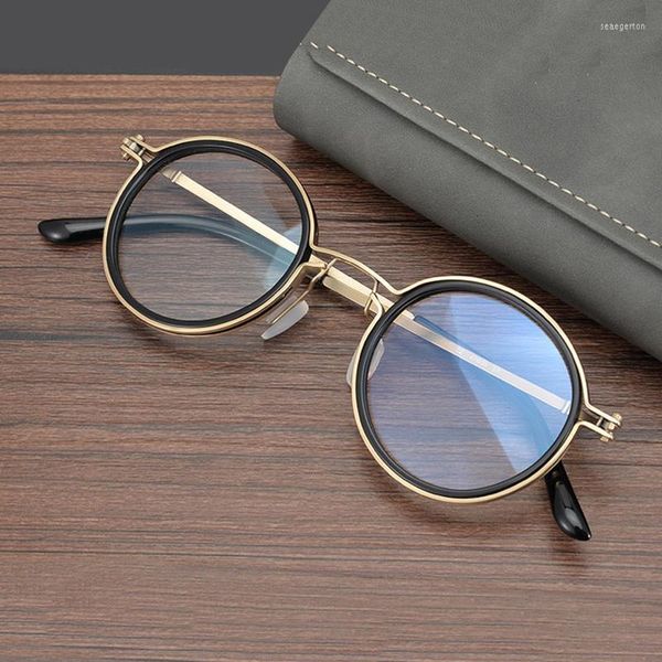 sunglasses frames fashion hand-made vintage round titanium glasses frame for men women prescription myopia optical eyeglasses 2023 retro cir, Black
sunglasses frames fashion hand-made vintage round titanium glasses frame for men women prescription myopia optical eyeglasses 2023 retro cir, Black