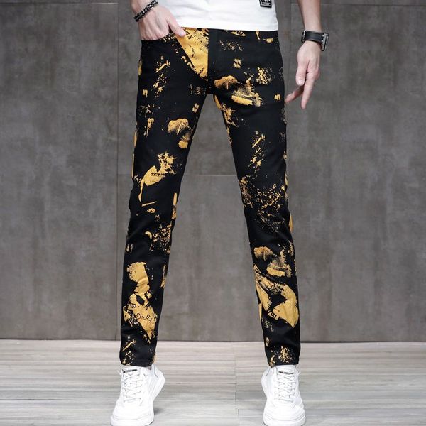 new jeans chino pants pant men's trousers stretch close-fitting slacks washed straight skinny embroidery patchwork ripped mens trend br, Blue
new jeans chino pants pant men's trousers stretch close-fitting slacks washed straight skinny embroidery patchwork ripped mens trend br, Blue