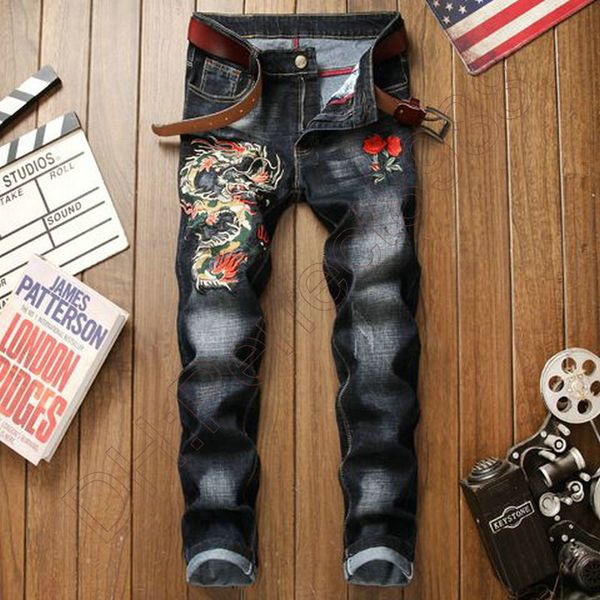 new jeans chino pants pant men's trousers stretch close-fitting slacks washed straight skinny embroidery patchwork ripped mens trend br, Blue
new jeans chino pants pant men's trousers stretch close-fitting slacks washed straight skinny embroidery patchwork ripped mens trend br, Blue