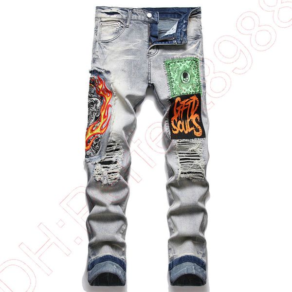 new jeans chino pants pant men's trousers stretch close-fitting slacks washed straight skinny embroidery patchwork ripped mens trend br, Blue
new jeans chino pants pant men's trousers stretch close-fitting slacks washed straight skinny embroidery patchwork ripped mens trend br, Blue