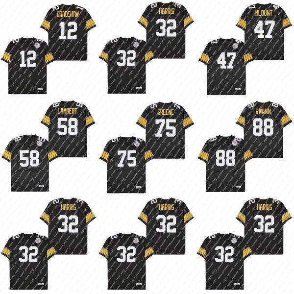 32 franco harris jersey 12 terry bradshaw 47 mel blount 58 jack lambert 75 joe greene 88 lynn swann football jerseys black stitched, Black;red
32 franco harris jersey 12 terry bradshaw 47 mel blount 58 jack lambert 75 joe greene 88 lynn swann football jerseys black stitched, Black;red