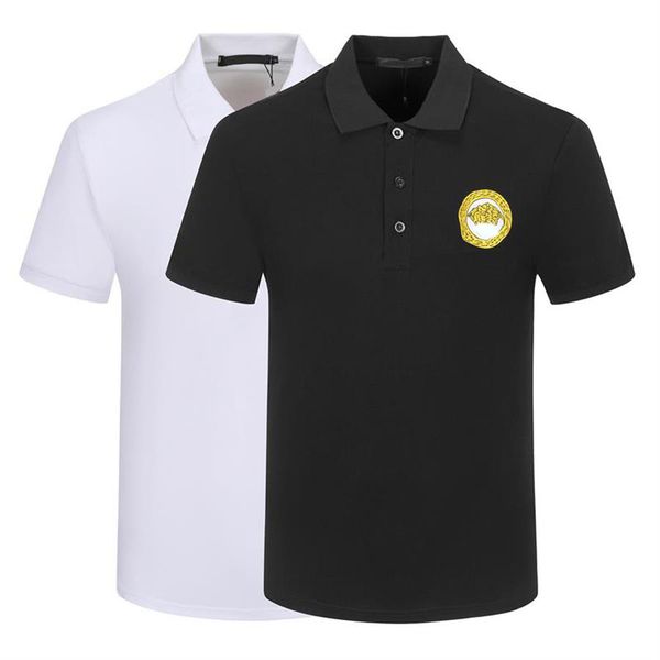 2023summer new short sleeve europe and the united states high-end head embroidery lapel short sleeve t fashion atmosphere polo shirt men, Black;brown
2023summer new short sleeve europe and the united states high-end head embroidery lapel short sleeve t fashion atmosphere polo shirt men, Black;brown