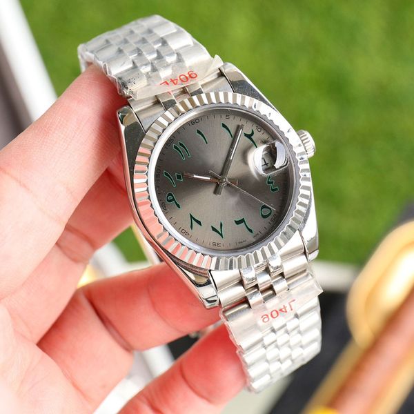 leisure watch for men automatic mechanical watches 41mm diamond watchs steel strap business wristwatches life waterproof wristwatch gift, Slivery;brown
leisure watch for men automatic mechanical watches 41mm diamond watchs steel strap business wristwatches life waterproof wristwatch gift, Slivery;brown