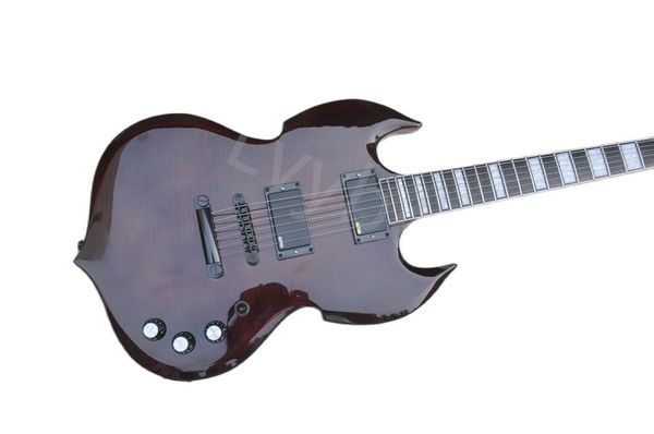 lvyfactory custom unusual shape brown body electric guitar with rosewood fretboard black hardware offer customized
lvyfactory custom unusual shape brown body electric guitar with rosewood fretboard black hardware offer customized