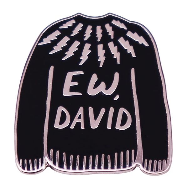 schittttcreek black sweater ew david enamel pins metal brooch badge fashion jewellery clothes hat backpack accessory gifts, Blue
schittttcreek black sweater ew david enamel pins metal brooch badge fashion jewellery clothes hat backpack accessory gifts, Blue