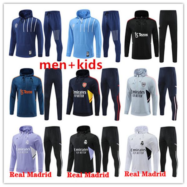 2022 2023 madrids hooded soccer tracksuits sets uniteds tracksuit set arsen men and kids city chandal futbol survetement madrides training s, Black
2022 2023 madrids hooded soccer tracksuits sets uniteds tracksuit set arsen men and kids city chandal futbol survetement madrides training s, Black