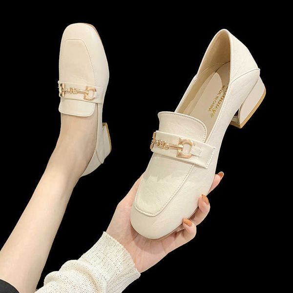 dress shoes single-shoe women's thick heel spring and autumn new british style small leather shoes with square head, Black
dress shoes single-shoe women's thick heel spring and autumn new british style small leather shoes with square head, Black