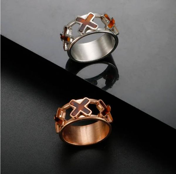 classic x cross ring gold plated stainless steel leopard print resin enamel finger rings for women girl couple openwork jewelry, Silver
classic x cross ring gold plated stainless steel leopard print resin enamel finger rings for women girl couple openwork jewelry, Silver