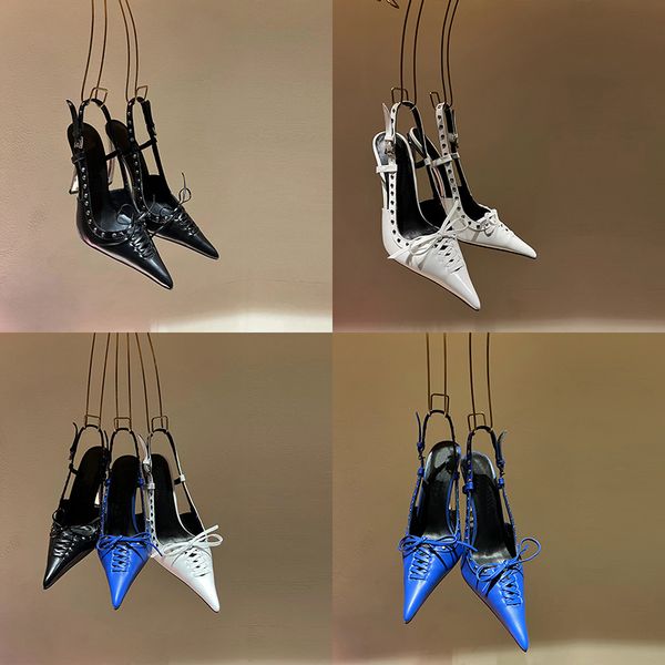 2023 designer women woven decoration heeled sandals 100% leather strap closed-toe heel shoes spring summer lady pointed toes back hollowed o, Black
2023 designer women woven decoration heeled sandals 100% leather strap closed-toe heel shoes spring summer lady pointed toes back hollowed o, Black