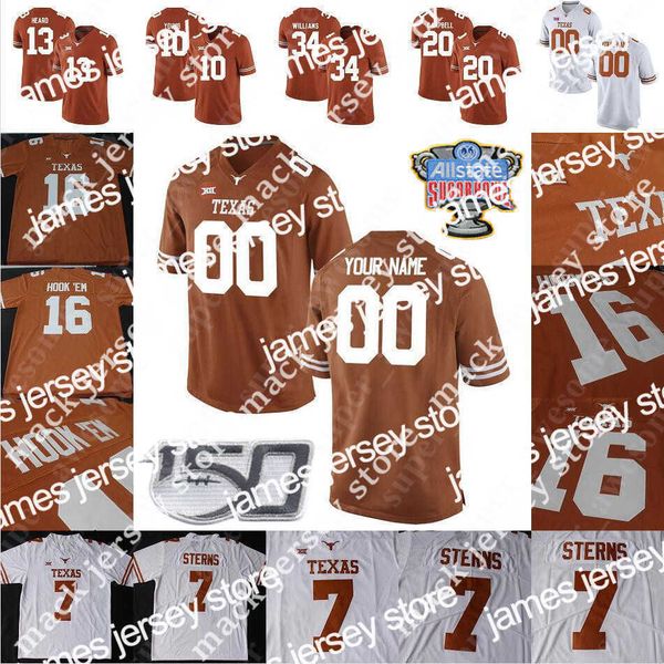 american college football wear 2022 custom texas longhorns football jersey 2 roschon johnson 6 devin duvernay 16 jake smith 21 whittington 7, Black
american college football wear 2022 custom texas longhorns football jersey 2 roschon johnson 6 devin duvernay 16 jake smith 21 whittington 7, Black