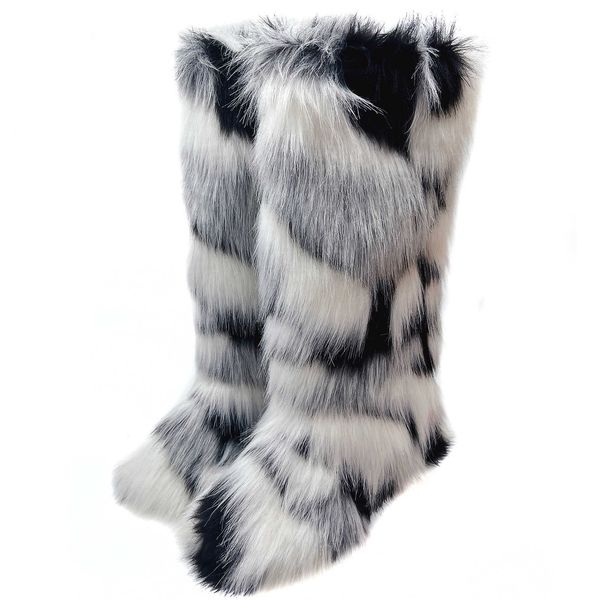 boots 2022 winter women faux fur luxury fluffy ry long snow female non-slip warm ski cotton 221215, Black
boots 2022 winter women faux fur luxury fluffy ry long snow female non-slip warm ski cotton 221215, Black
