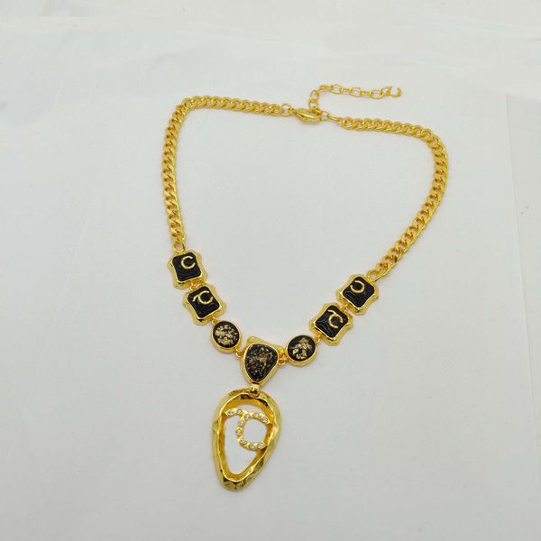 2023 luxury quality charm pendant necklace with diamond nd oval shape design black color drop earring have stamp ps7517a, Silver
2023 luxury quality charm pendant necklace with diamond nd oval shape design black color drop earring have stamp ps7517a, Silver