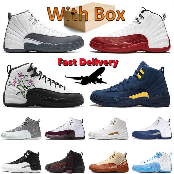 new men 12s baskaetball shoes 12 black taix royalty playoffs retro dark concord reverse flu game university gold cherry mens sneakers sports
new men 12s baskaetball shoes 12 black taix royalty playoffs retro dark concord reverse flu game university gold cherry mens sneakers sports