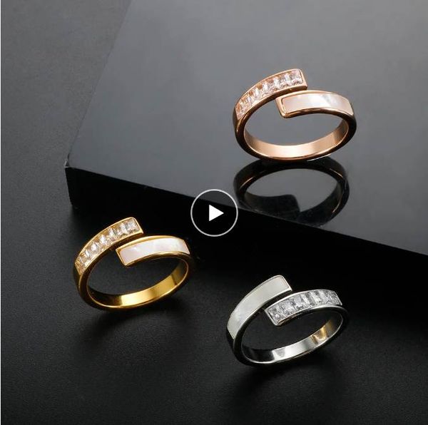 crystal opening ring for woman girl fashion new classic zircon shell cross finger rings stainless steel female jewelry snake ring, Silver
crystal opening ring for woman girl fashion new classic zircon shell cross finger rings stainless steel female jewelry snake ring, Silver