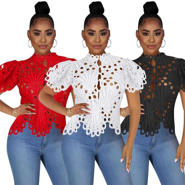 women r 2023 new clothing hole slim horn sleeve breathable nightclub clothing single 3 colours, White
women r 2023 new clothing hole slim horn sleeve breathable nightclub clothing single 3 colours, White