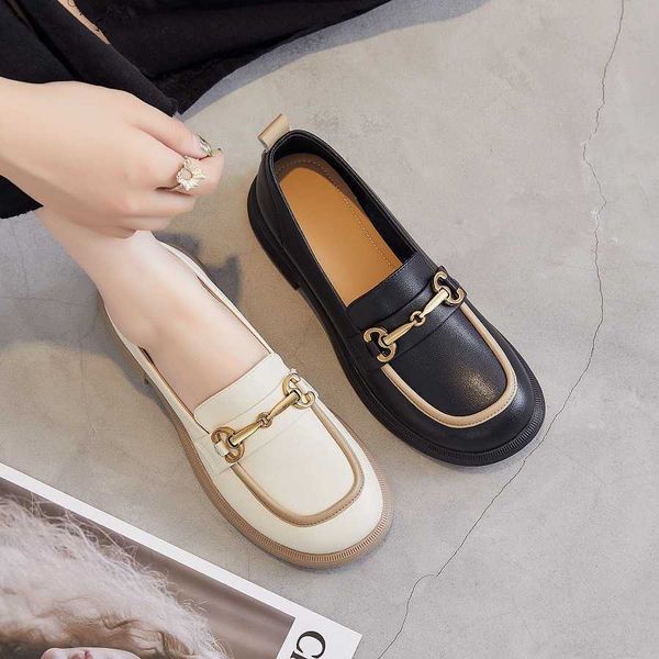 dress shoes fall new leather loafer shoes low and thick heel casual and versatile women's single shoes soft soles, Black
dress shoes fall new leather loafer shoes low and thick heel casual and versatile women's single shoes soft soles, Black