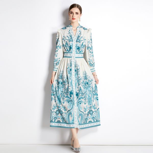 2023 girl fashion floral maxi dress for women long sleeve v-neck birthday dinner designer dresses vintage printed spring autumn ladies vacat, Black;gray
2023 girl fashion floral maxi dress for women long sleeve v-neck birthday dinner designer dresses vintage printed spring autumn ladies vacat, Black;gray