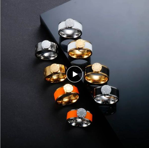 enamel round ring for women girl couple stainless steel 8mm shells finger rings popularity gold plated jewelry new, Silver
enamel round ring for women girl couple stainless steel 8mm shells finger rings popularity gold plated jewelry new, Silver