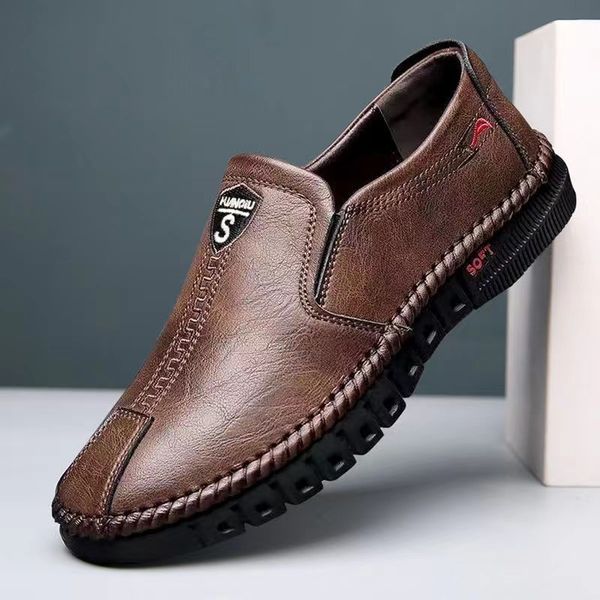 mens business New casual shoes Korean version of the trend of leather shoes men soft bottom driving shoes a stirrup flat heel dad single shoes, Black
mens business New casual shoes Korean version of the trend of leather shoes men soft bottom driving shoes a stirrup flat heel dad single shoes, Black