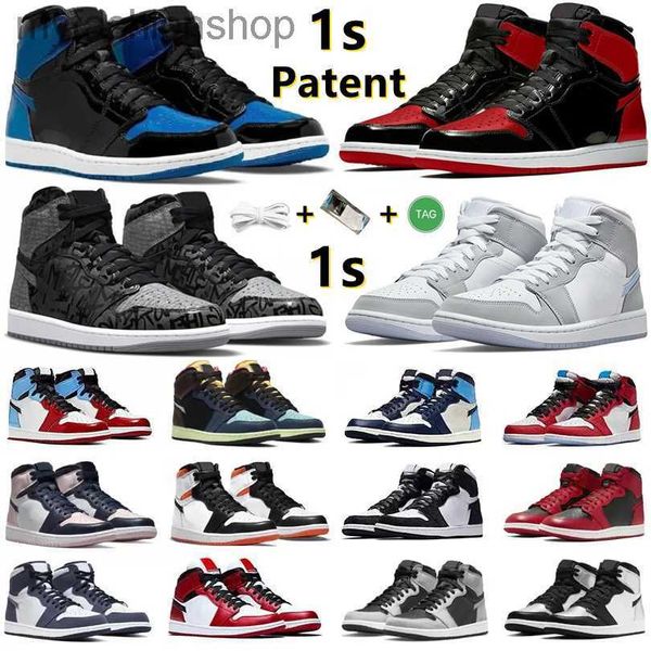 2023 new jumpman 1 1s basketball shoes sneakers rebellionaire bred patent dark mocha marina blue bubble gum obsidian shadow toe men women tr, Black
2023 new jumpman 1 1s basketball shoes sneakers rebellionaire bred patent dark mocha marina blue bubble gum obsidian shadow toe men women tr, Black