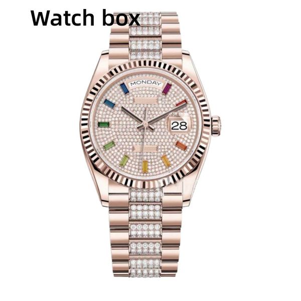 luxury designer classic fashion automatic women's watch with colored diamond-sized 36mm sapphire glass in the middle is a favorite chri, Slivery;golden
luxury designer classic fashion automatic women's watch with colored diamond-sized 36mm sapphire glass in the middle is a favorite chri, Slivery;golden