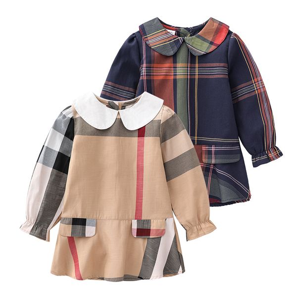 new summer children cotton plaid dresses casual baby girls long sleeve dress vestido infantil kids costume toddler 1-6y, Red;yellow
new summer children cotton plaid dresses casual baby girls long sleeve dress vestido infantil kids costume toddler 1-6y, Red;yellow