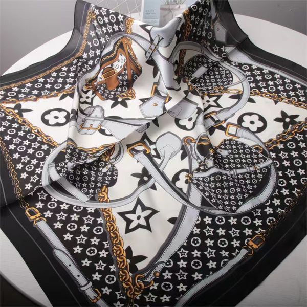fashion women summer scarf designer silk scarf luxury flower letter hand embroidered 90 by 90cm shawl small squares, Blue;gray
fashion women summer scarf designer silk scarf luxury flower letter hand embroidered 90 by 90cm shawl small squares, Blue;gray