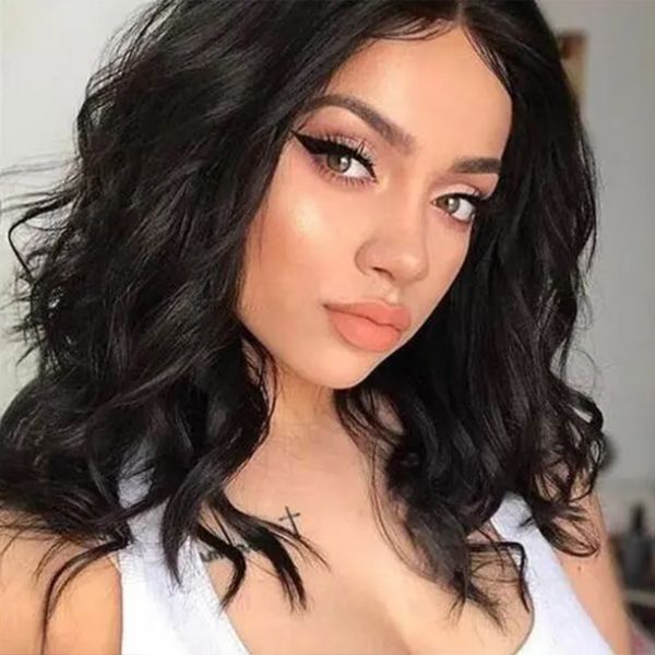 short wavy bob wig synthetic hair for women middle part natural wave u part wig synthetic heat resistant fiber hair for dailyfactory direct, Black
short wavy bob wig synthetic hair for women middle part natural wave u part wig synthetic heat resistant fiber hair for dailyfactory direct, Black