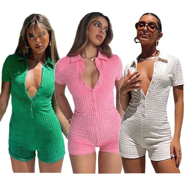 designer jumpsuits women short sleeve towel rompers spring summer clothes casual solid button jumpsuits one piece outfits overalls cargo pan, Black;white
designer jumpsuits women short sleeve towel rompers spring summer clothes casual solid button jumpsuits one piece outfits overalls cargo pan, Black;white