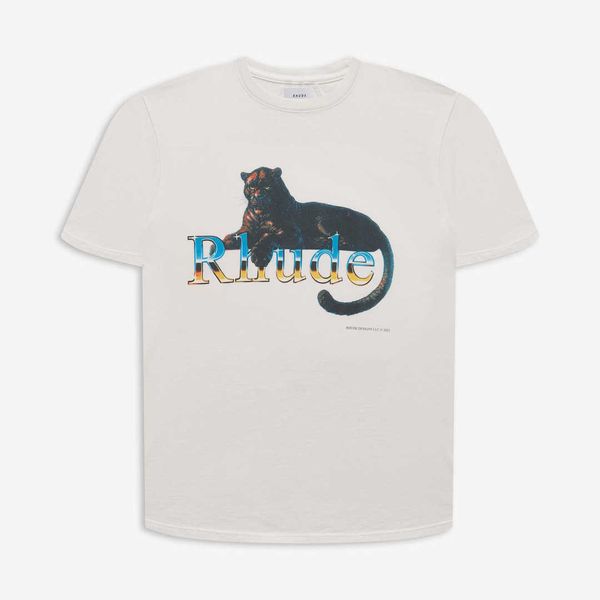 2023 new men's t shirt north american high street brand rhude antique panther letter gradient printing short sleeve couple loose women, White;black
2023 new men's t shirt north american high street brand rhude antique panther letter gradient printing short sleeve couple loose women, White;black