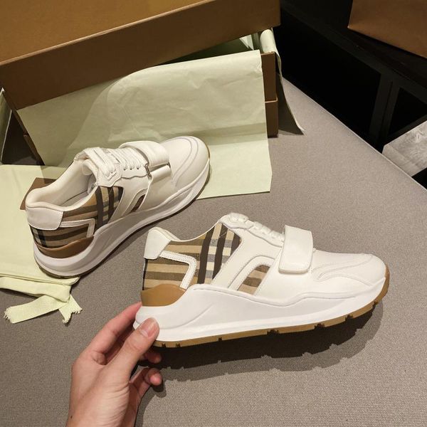 2023 designer casual shoes real leather classic plaid trainers berry stripes shoe fashion trainer for man woman bur color bar sneakers 35-45, Black
2023 designer casual shoes real leather classic plaid trainers berry stripes shoe fashion trainer for man woman bur color bar sneakers 35-45, Black