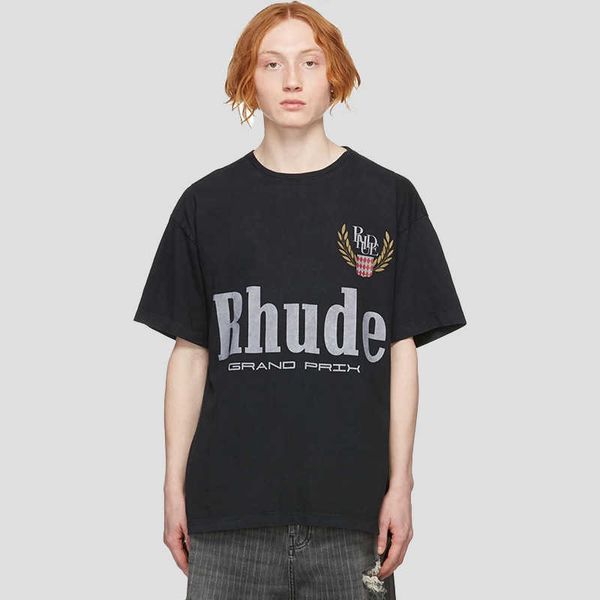 2023 new men's t shirt north american high street brand rhude grand prix trendy rice lettering women's loose short sleeve summer, White;black
2023 new men's t shirt north american high street brand rhude grand prix trendy rice lettering women's loose short sleeve summer, White;black