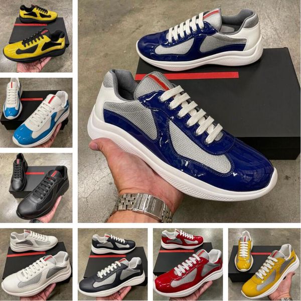 americas cup men sports shoes fabric patent leather sneakers technical comfort outdoor runner trainers shoe eu38-46 original, Black
americas cup men sports shoes fabric patent leather sneakers technical comfort outdoor runner trainers shoe eu38-46 original, Black