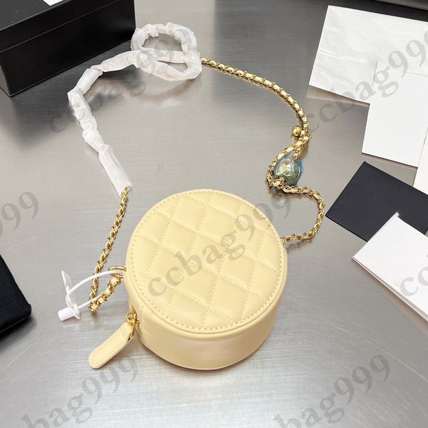 womens mini round crush ball crossbody bags classic lambskin metal zipper chain totes coins purse designer luxury lipstick box handbags cosm
womens mini round crush ball crossbody bags classic lambskin metal zipper chain totes coins purse designer luxury lipstick box handbags cosm