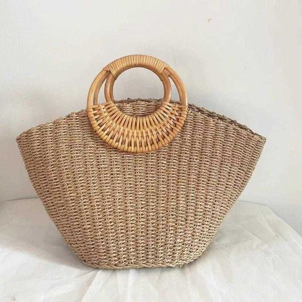 drawstring fashion round rattan handle women handbags handmade woven straw bag casual summer beach basket bucket purses 2023 holiday sac 230
drawstring fashion round rattan handle women handbags handmade woven straw bag casual summer beach basket bucket purses 2023 holiday sac 230