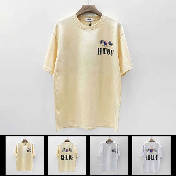 2023 new men's t shirt north american high street brand rhude trendy limited leisure hip hop summer loose round neck short sleeve 54555, White;black
2023 new men's t shirt north american high street brand rhude trendy limited leisure hip hop summer loose round neck short sleeve 54555, White;black
