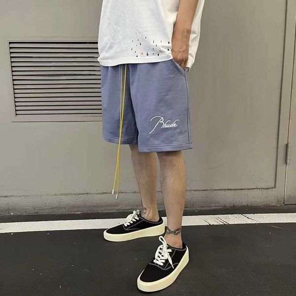 2023 new men's shorts north american high street brand rhude fashion spring summer letter embroidered terry drawstring capris gowg, White;black
2023 new men's shorts north american high street brand rhude fashion spring summer letter embroidered terry drawstring capris gowg, White;black