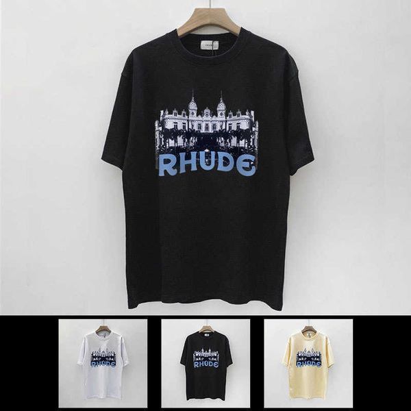 new men's t shirt north american high street brand rhude trendy limited leisure hip hop summer loose round neck short sleeve, White;black
new men's t shirt north american high street brand rhude trendy limited leisure hip hop summer loose round neck short sleeve, White;black
