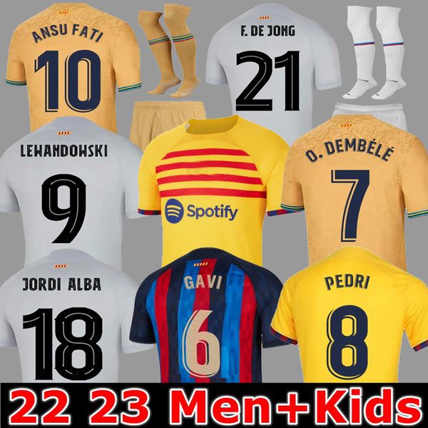 22 23 camisetas de football barcelonas soccer jerseys pedri lewandowski gavi 2022 2023 ansu fati ferran raphinha dest football shirt men kit, Black;yellow
22 23 camisetas de football barcelonas soccer jerseys pedri lewandowski gavi 2022 2023 ansu fati ferran raphinha dest football shirt men kit, Black;yellow