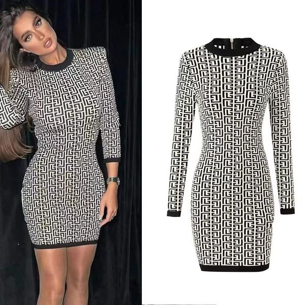 women casual dresses classic knit dress fashion letter pattern summer long sleeve womens clothing a231, Black;gray
women casual dresses classic knit dress fashion letter pattern summer long sleeve womens clothing a231, Black;gray