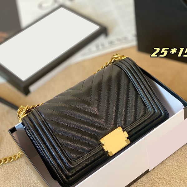 womens v-stitch chevron line cavir leather boy bags black gold metal hardware chain crossbody shoulder designer handbags adjustable shoulder
womens v-stitch chevron line cavir leather boy bags black gold metal hardware chain crossbody shoulder designer handbags adjustable shoulder