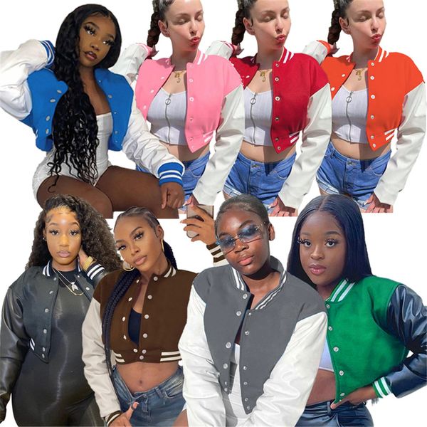 xs designer baseball uniform jackets women spring autumn clothes casual long sleeve romber coat female print outerwear fashion streetwear pa, Black;brown
xs designer baseball uniform jackets women spring autumn clothes casual long sleeve romber coat female print outerwear fashion streetwear pa, Black;brown