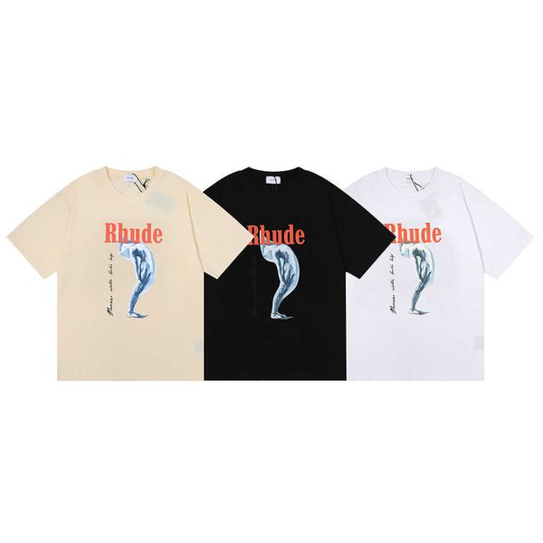 2023 new men's t shirt north american high street brand rhude summer fashion tortured goddess hip hop women's casual short sleeve, White;black
2023 new men's t shirt north american high street brand rhude summer fashion tortured goddess hip hop women's casual short sleeve, White;black
